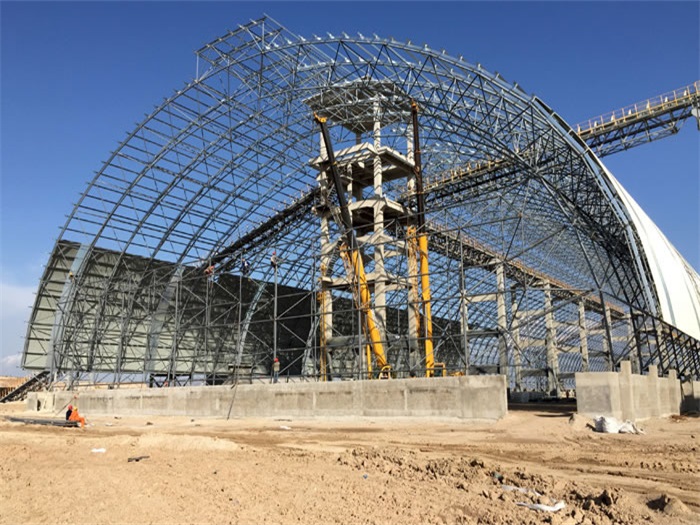 奉化煤机油桶翘工程网架